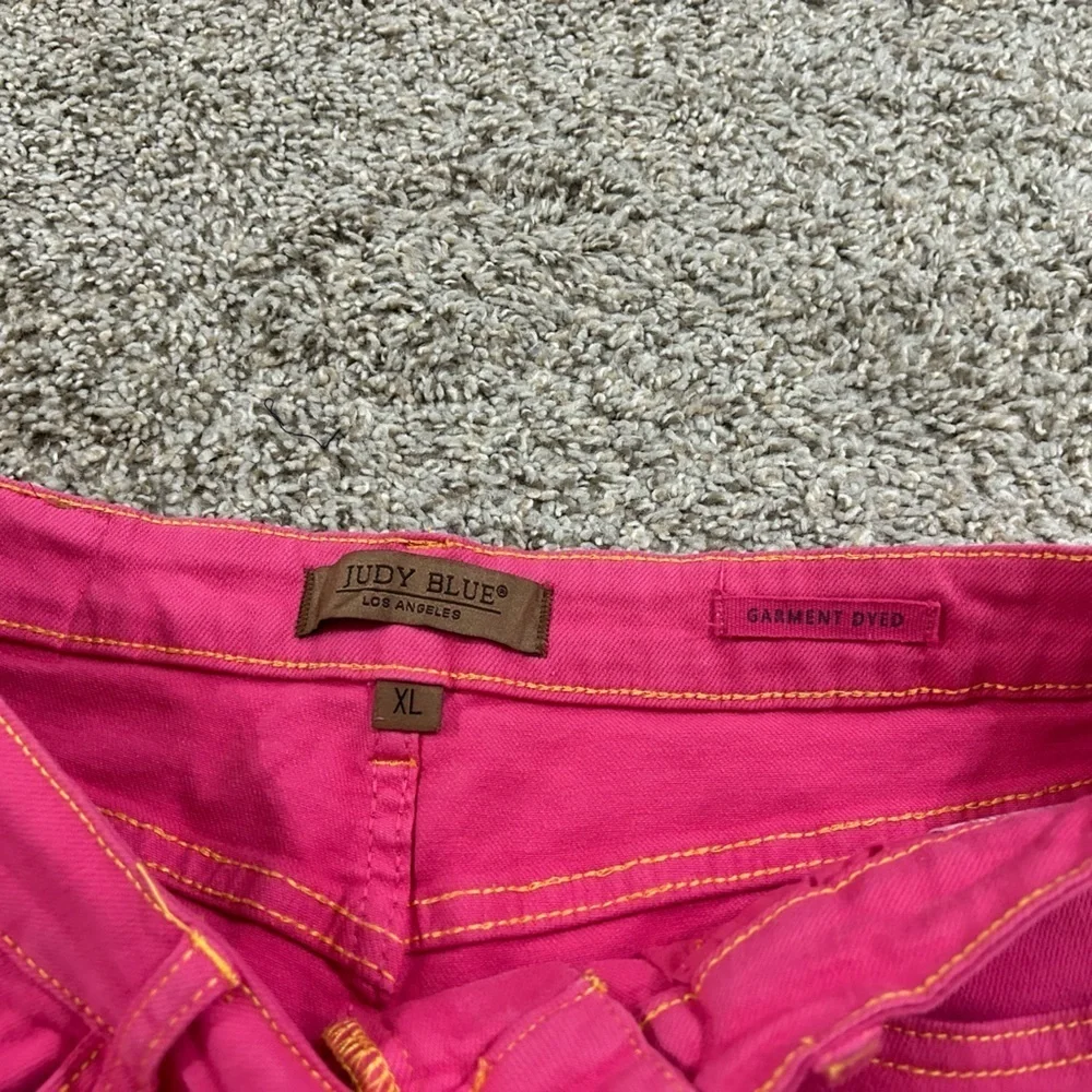 Bright Pink Women's Denim Shorts